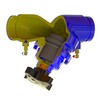 Regulating valve Type: 2622E Static Cast iron/EPDM Kvs value: 22.35m³/h Class 150 Groove 48.3mm DN40